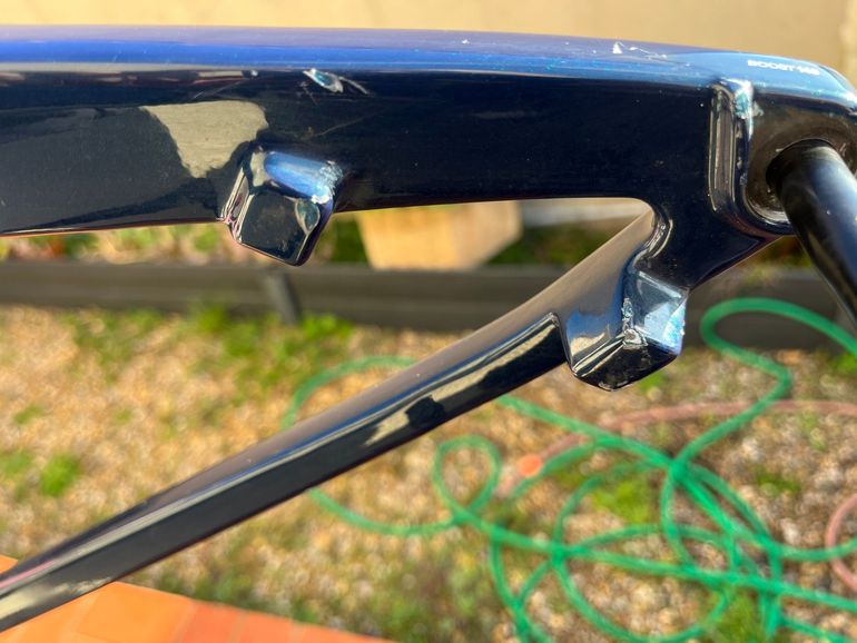 Used BMC Fourstroke 01 ONE 2021 Frameset 2021 Mountainbike, Blue, 29 — image 12 of 12