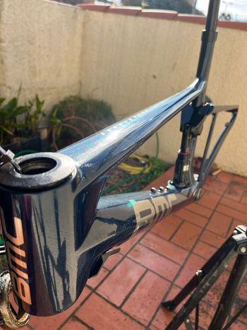 Used BMC Fourstroke 01 ONE 2021 Frameset 2021 Mountainbike, Blue, 29 — image 2 of 12