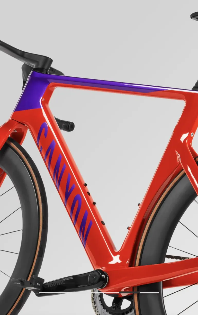 Gebrauchtes Canyon Aeroad CF SLX 7 Disc eTap 2022 Road & Gravel, Rot — Bild 2 von 7