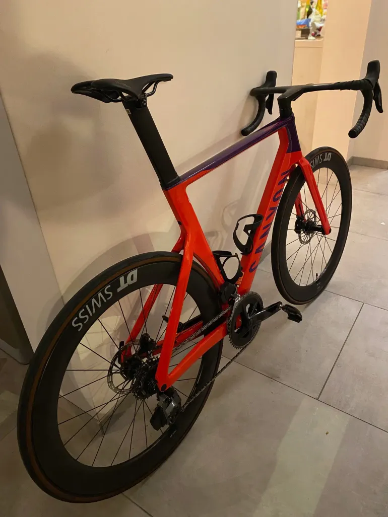 Gebrauchtes Canyon Aeroad CF SLX 7 Disc eTap 2022 Road & Gravel, Rot — Bild 5 von 7