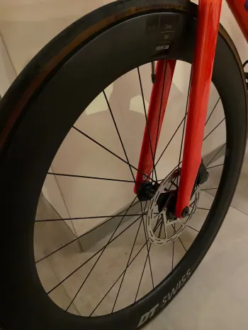 Gebrauchtes Canyon Aeroad CF SLX 7 Disc eTap 2022 Road & Gravel, Rot — Bild 6 von 7