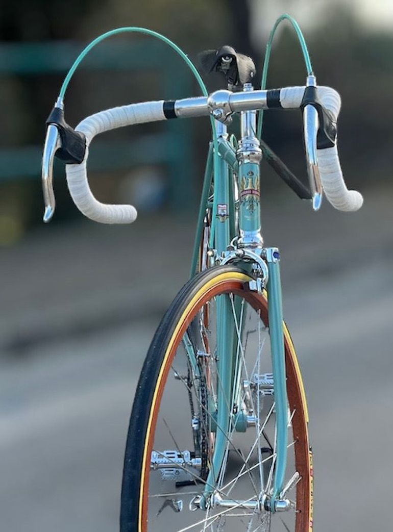 Campagnolo Pedali Bicicletta Bianchi Epoca Coppia Pedali Bici