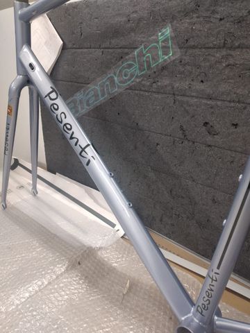 Used NO-LOGO Pesenti Laser Frameset 2023 Road & Gravel, Blue — image 2 of 11