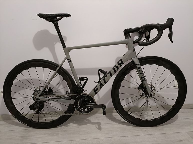 Used Factor O2 SRAM Force eTap AXS 2023 2023 Road & Gravel, Light Gray — image 1 of 3