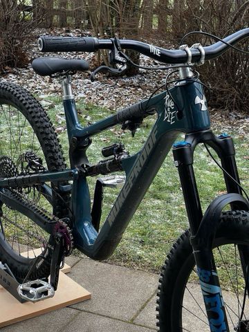 Nukeproof Mega 290 Carbon RS 2021 2021 Mountainbike usato, Blu — immagine 12 di 15