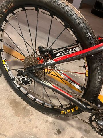 Gebrauchtes Trek Elite Carbon 9.7 2013 2013 Mountainbike, Rot, 26 — Bild 3 von 7