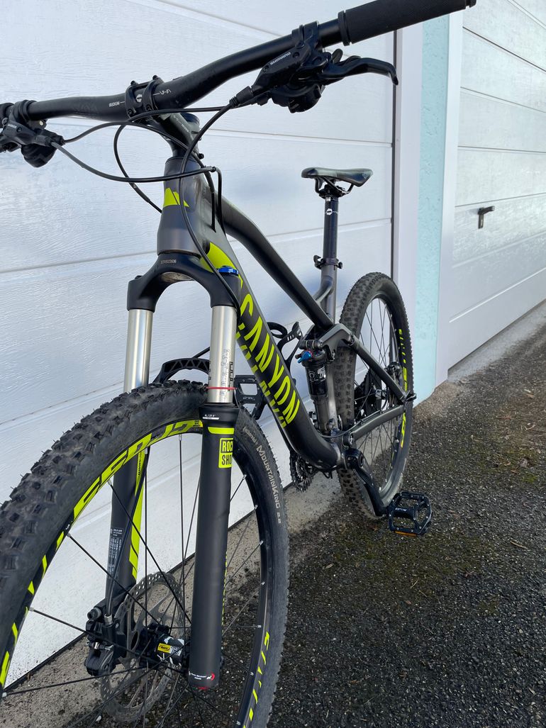 Used Canyon Nerve AL 6.0 (Fully) 2014 Mountainbike, Light Gray — image 3 of 11