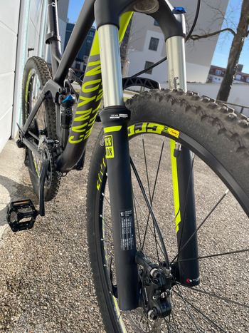 Used Canyon Nerve AL 6.0 (Fully) 2014 Mountainbike, Light Gray — image 7 of 11