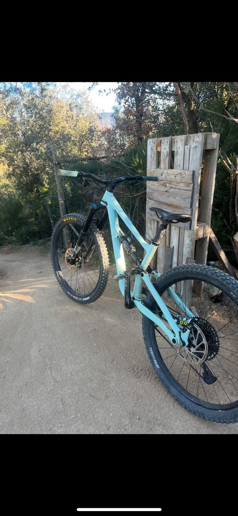 Used Specialized Status 160 2023 2023 Mountainbike, Blue, 29, 27.5 — image 6 of 6