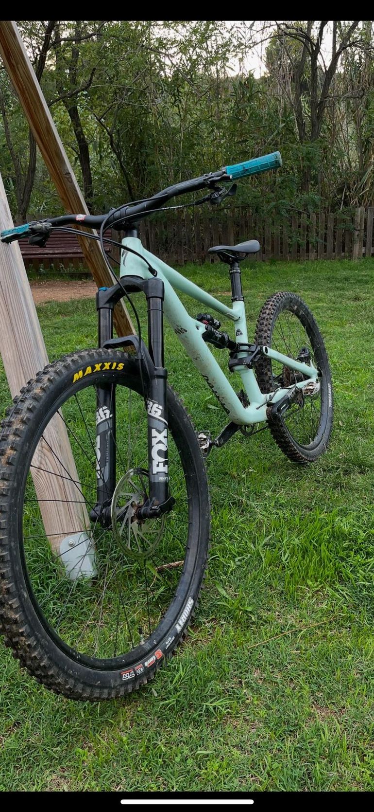 Used Specialized Status 160 2023 2023 Mountainbike, Blue, 29, 27.5 — image 3 of 6