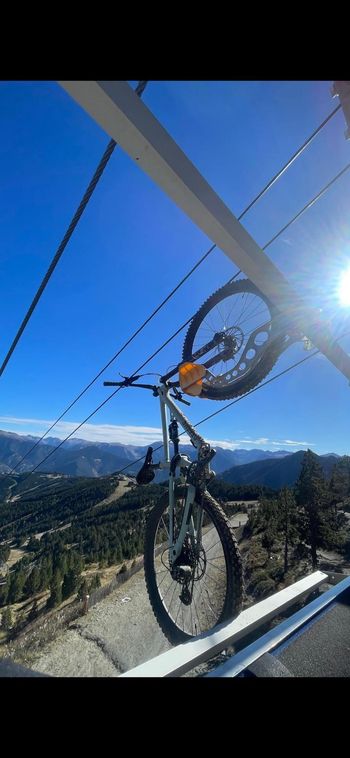 Used Specialized Status 160 2023 2023 Mountainbike, Blue, 29, 27.5 — image 5 of 6