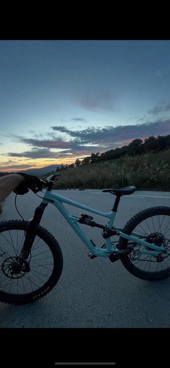 Used Specialized Status 160 2023 2023 Mountainbike, Blue, 29, 27.5 — image 4 of 6