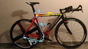 Gebrauchtes Other Brands BICI CRONOMETRO TRIATHLON SACCARELLI CARBONIO 2012 Road & Gravel