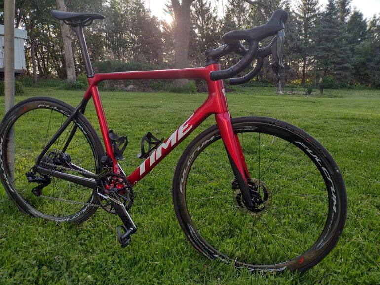Used Time Alpe d'Huez 01 Aktiv Frameset Frameset 2023 Road & Gravel, Red — image 3 of 10