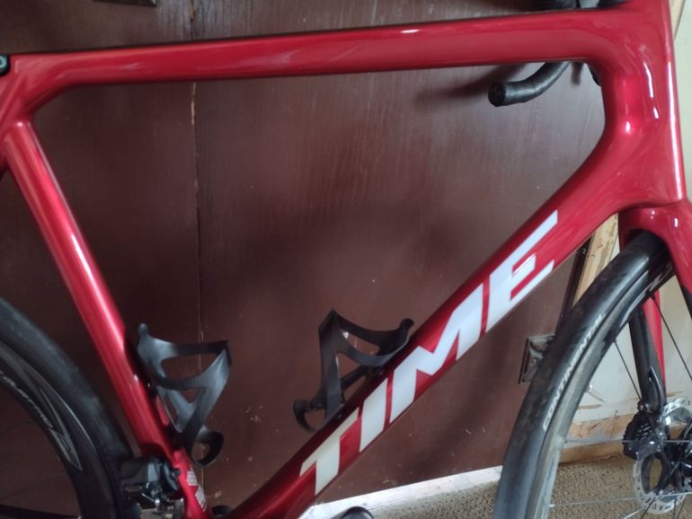 Used Time Alpe d'Huez 01 Aktiv Frameset Frameset 2023 Road & Gravel, Red — image 6 of 10
