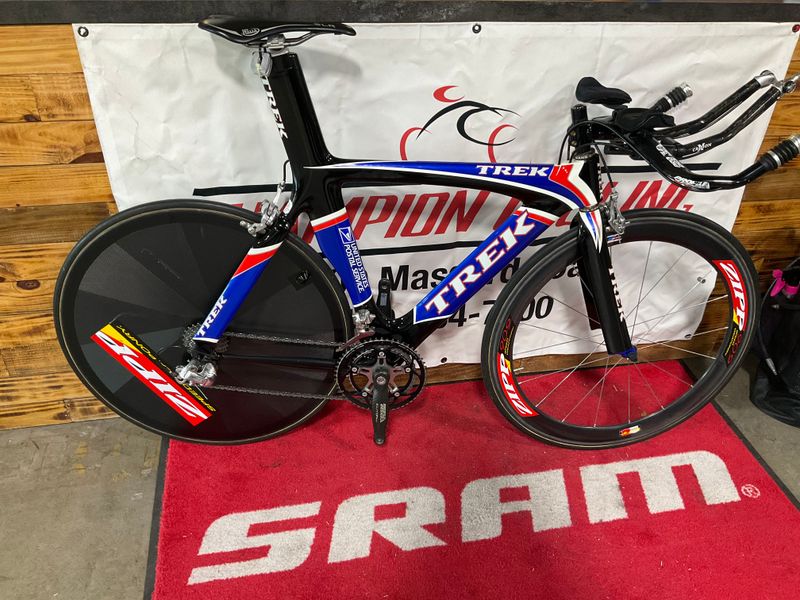 Used Trek 2002 USPS TT 2002 Road & Gravel, Blue — image 2 of 10