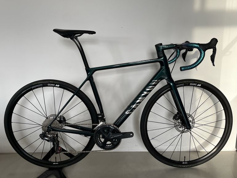 Used Canyon Endurace CF SL Disc 8.0 Di2 2018 Road & Gravel, Green — image 1 of 12