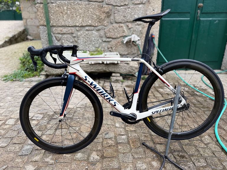 Used Specialized S-Works Tarmac Dura-Ace 2015 2015 Road & Gravel, White — image 3 of 6