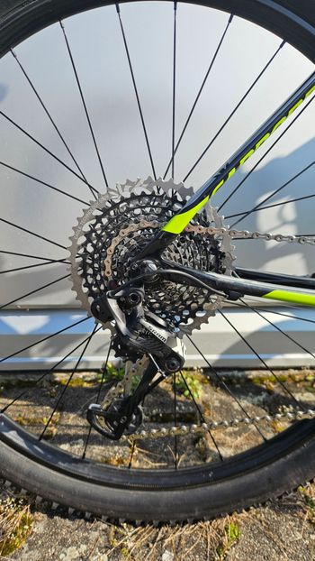 Used Cannondale F-si SRAM X01 Eagle 2017 Mountainbike, Negro — image 5 of 19