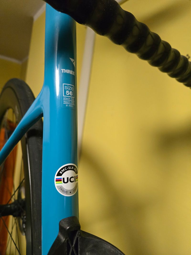 Gebrauchtes BMC Teammachine SLR01 THREE 2023 2023 Road & Gravel, Blau — Bild 5 von 5