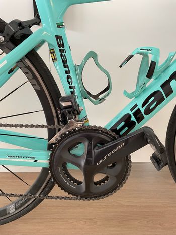 Used Bianchi Aria Shimano Ultegra Di2 2020 Road & Gravel, Blue — image 6 of 7