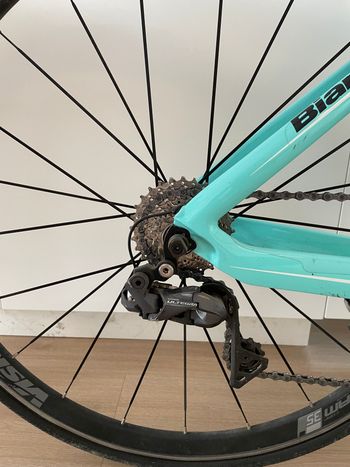 Used Bianchi Aria Shimano Ultegra Di2 2020 Road & Gravel, Blue — image 2 of 7