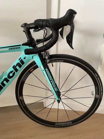 Used Bianchi Aria Shimano Ultegra Di2 2020 Road & Gravel, Blue — image 7 of 7