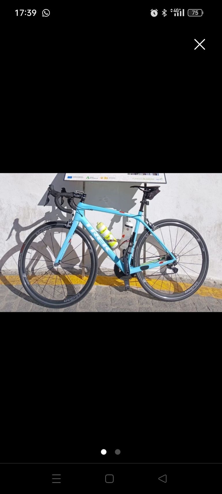 Used Trek Madone 4.7 H2 Compact 2014 2014 Road & Gravel, Blue — image 2 of 10