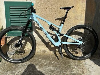 Specialized Stumpjumper EVO Comp 2022 2022 Mountainbike usato, Blu — immagine 8 di 11