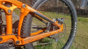 Used Giant Reign SRAM GX Eagle 2019 Mountainbike, Orange — image 8 of 15