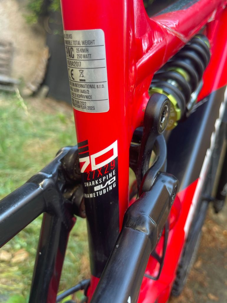 Gebrauchtes Rock Machine Blizzard Int-e 70 2024 Mountainbike, Rot, 29 — Bild 13 von 16