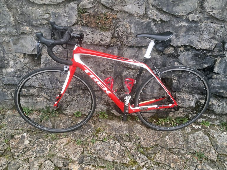 Used Trek Domane 5.9 Compact 2016 2016 Road & Gravel, Red — image 1 of 4