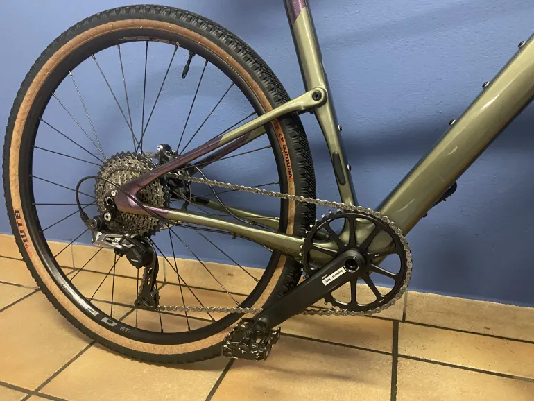 Used Cannondale Topstone Carbon Lefty 3 2022 Road & Gravel, Green — image 3 of 3
