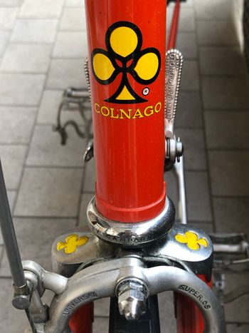 Used Colnago Super 1973 Road & Gravel, Orange — image 9 of 14