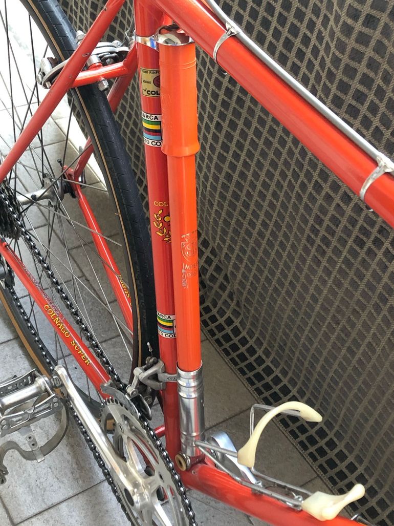 Used Colnago Super 1973 Road & Gravel, Orange — image 10 of 14
