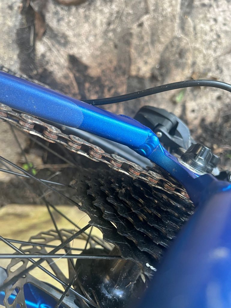 Použité Carrera Vulcan Mens Mountain Bike - Blue, X Large 2023 Mountainbike — obrázek 3 z 5