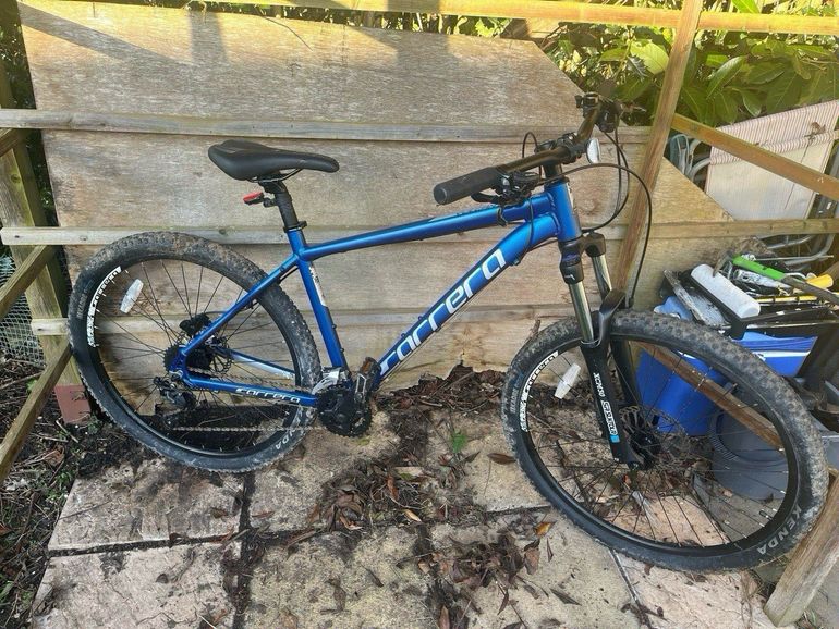 Použité Carrera Vulcan Mens Mountain Bike - Blue, X Large 2023 Mountainbike — obrázek 2 z 5