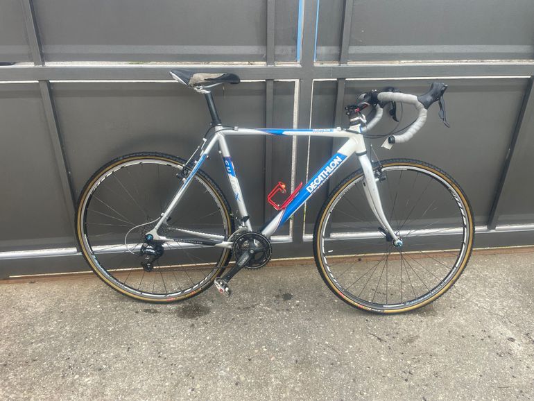 Used DECATHLON Cyclo x Cyclo cross 2008 Road & Gravel, Light Gray — image 3 of 4