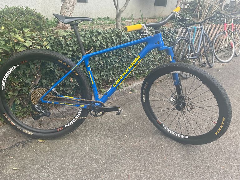 Used Cannondale Throwback FSI T.M 2019 Mountainbike, Blue — image 4 of 5
