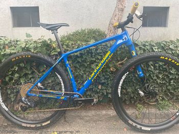 Used Cannondale Throwback FSI T.M 2019 Mountainbike, Blue — image 1 of 5
