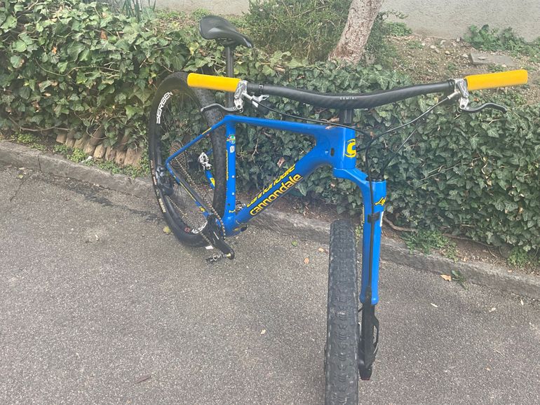 Used Cannondale Throwback FSI T.M 2019 Mountainbike, Blue — image 5 of 5