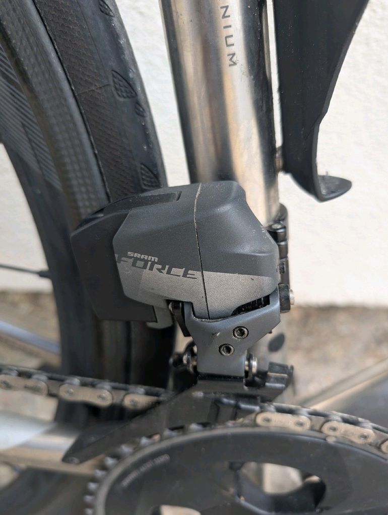 Gebrauchtes Van Nicholas Astraeus SRAM Force eTap AXS 2020 Road & Gravel, Hellgrau — Bild 4 von 13
