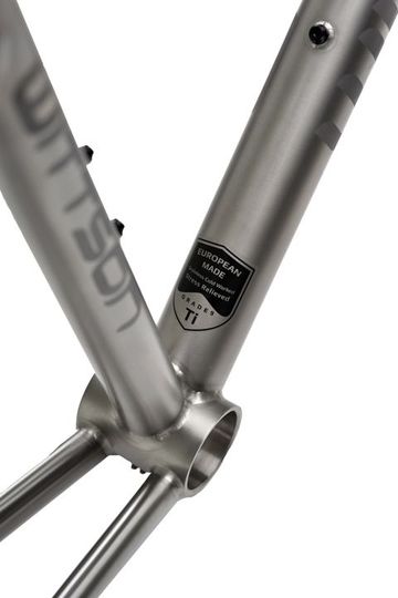 Used Wittson Custom Ti Cycles Illuminati Titanium Frameset 2025 Road & Gravel, Light Gray — image 4 of 14