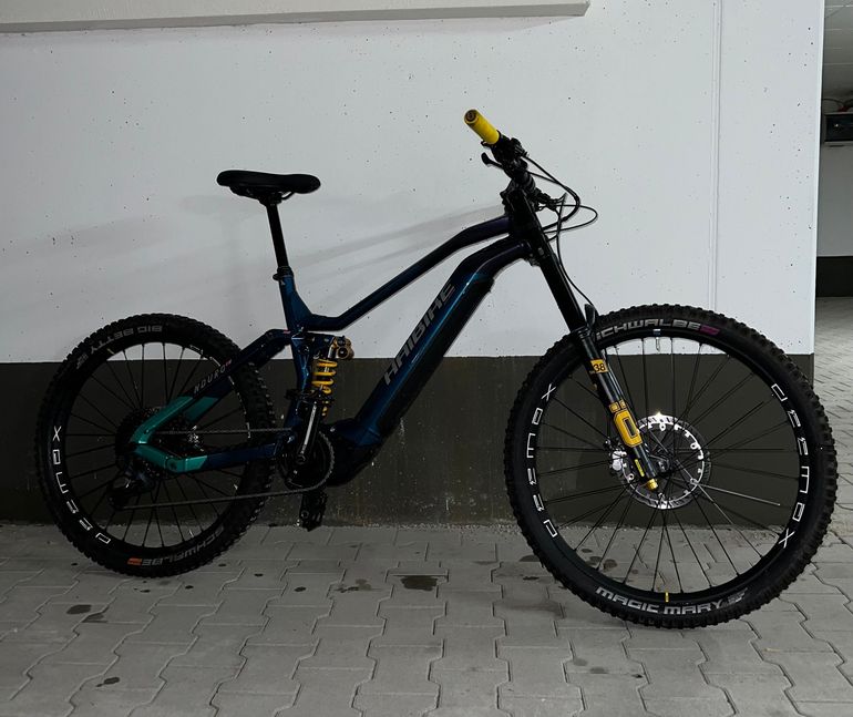 Used Haibike Nduro 8 Freeride 2022 2022 Mountainbike, Purple, 29 — image 8 of 14