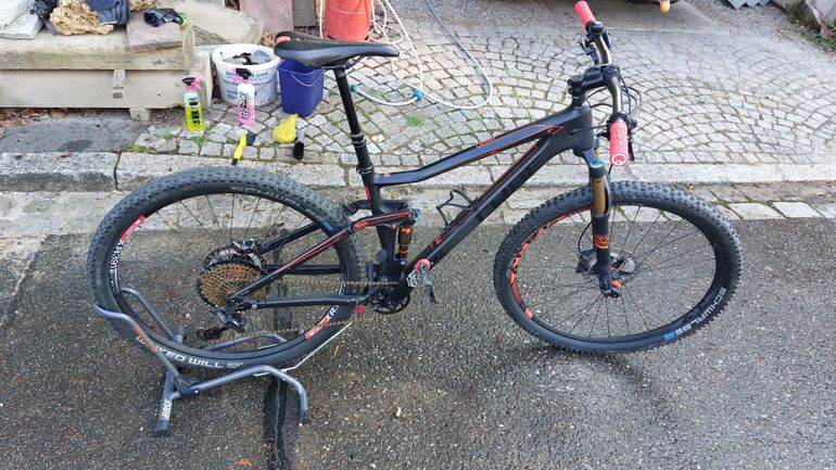 Brugt Cube Stereo 120 HPC SLT 2016 Mountainbike — billede 1 af 9