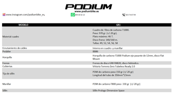 Used PODIUM GR1 2025 Road & Gravel, Orange — image 6 of 6