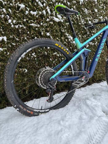 Used Canyon Strive SRAM X01 Eagle 2019 Mountainbike, Blue — image 3 of 4