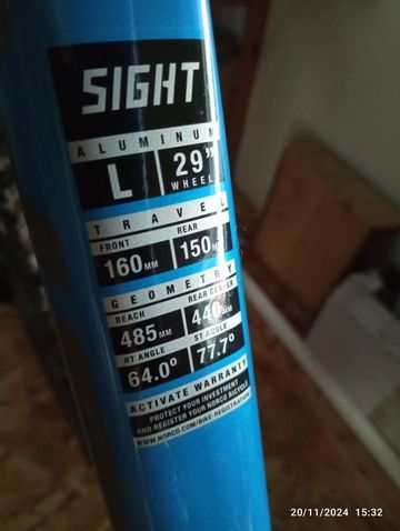 Used Norco Sight A1 29 2020 2020 Mountainbike, Blue, 29 — image 4 of 4