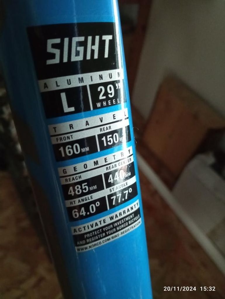 Used Norco Sight A1 29 2020 2020 Mountainbike, Blue, 29 — image 4 of 4