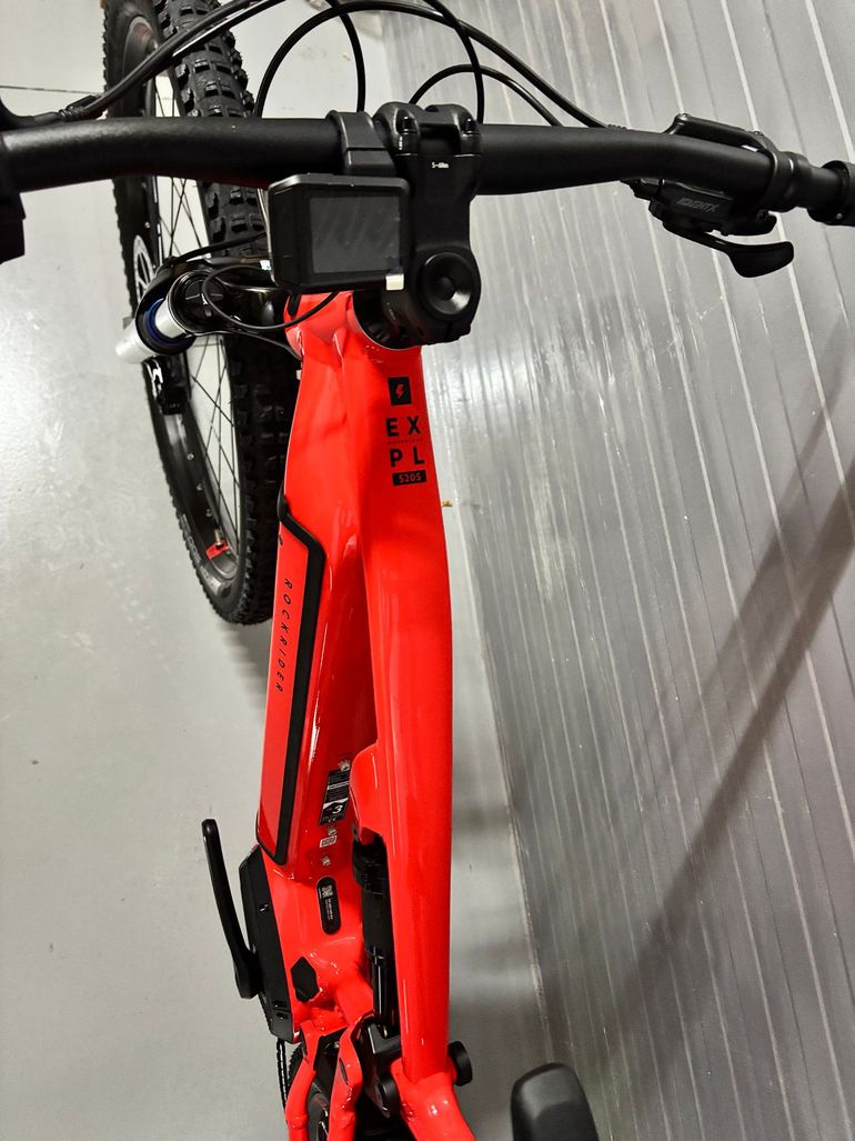Used ROCKRIDER 29" Full Suspension Electric Mountain Bike E-Expl 520 S 2023 2023 Mountainbike, Naranja — image 3 of 5